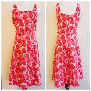 Pink Watercolor Dot Dress
